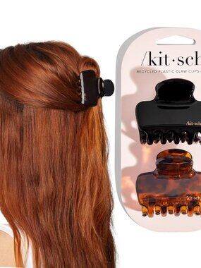 Medium Claw Clips for Women - Strong Hold & Stylish Glossy Puffy Design Hair Acc